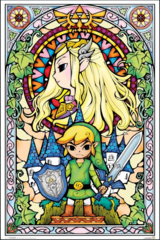 Poster - Zelda Stained Glass